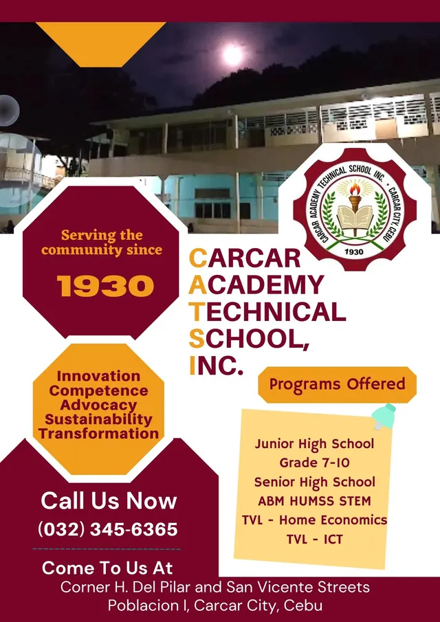 CARCAR ACADEMY TECHNICAL SCHOOL INCORPORATED